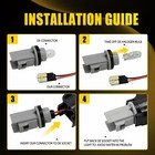 Tube Led License Plate Tag Light For 88-00 Chevy Gmc C k 1500 2500 3500 1-10set