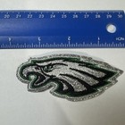 Eagles Silver Sparkle Logo Iron In Transfer