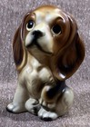 Vintage Dog Figure One Ceramic Choice Imports Made In Japan Floppy Ears Brown
