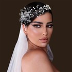 Wedding Hair Pieces For Brides  Rhinestone Bridal Hair Comb  Elegant Wedding    