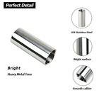 Guitar Slide Set - 1 Glass 1 Steel 1 Brass   10 Bonus Picks