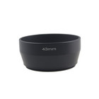 Metal Screw-in Lens Hood For 43mm Filter Threads