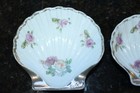 Vintage Berkshire China Accents 3 Piece Shell Set Gold Guilding