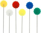200 Piece Flower Flat Head Pins  Long Straight Pins Flower Head Sewing Pins  Qui