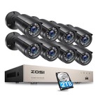 Zosi 5mp Lite Home 8ch Dvr 1080p H 265  Cctv Security Camera System 1tb Outdoor