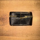 Brown black Leather Case Wetzlar Germany Vintage