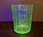 Uranium Green Glass Food Chopper Base Only  Marked Lorraine Metal Mfg  Co Inc 