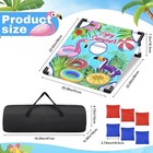 Summer Bean Bag Toss Games Portable  Cornhole Set W  2 Collapsible Boards  Nib