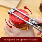 Jar Opener For Seniors Adjustable Stainless Steel Arthritis Jar   Bottle Opener
