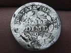 1853 O Seated Liberty Half Dime- New Orleans  With Arrows  About Good Details