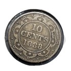 1888  newfoundland  Canada Ten Cents   Very Good