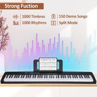 88 Key Piano Keyboard Semi Weighted Electric Digital