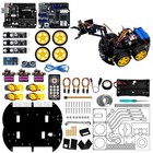 4wd Mechanical Robot Arm Smart Car Kit - Stem Programming  Arduino Compatible  T