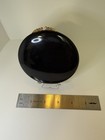 Vintage Art Deco Enamel Gold Tone Powder Compact W  Mirror  - 329