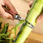    old-school    Professional Vegetable  Potato  Carrot Peeler     Stainless Steel Bod