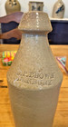 D p brown Danbury Conn 1850s Heavy Stoneware Sarsaparilla Or Beer Bottle