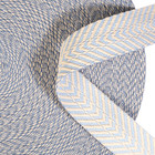 Blue Natural  1 5 Inch 50 Yards Cotton Webbing Strap For Belt Sewing Bag Triming
