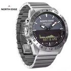 North Edge Gavia 200m Military Army   Diving Watch  Altimeter  Compass  S steel