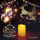 Flameless Flickering Led Votive Tealight Candles Battery Operated With Timer   6