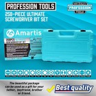 Gunsmith Screwdriver Set Wheeler Gunsmithing Firearm Tools Kit 258 Bits Pro New