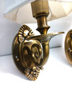 Set Of 2 Disney Boardwalk Inn Wall Sconces  Lights Hidden Mickey solid Brass