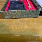 Calligraphy Set Inkstone Brush Ink Stamp Material Ceramic Water Drops Used