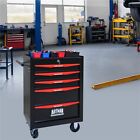 5-drawer Tool Chest Cabinet Rolling Steel Tool Garage Storage Box Organizer New