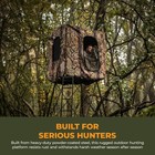 Muddy Ground Blind Platform  65 l X 65 w Steel Outdoor Hunting Trap Door  Black