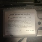 Quicksilver Radar Gun Nhu-63-1130 Excellent Condition