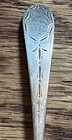 American Coin Silver Bright Cut Coffee Spoon I B Maker Untraced Late 18th  Mono