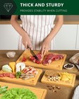 Royal Craft Wood Wooden Cutting Boards For Kitchen Meal Prep Serving - Bamboo