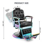 Vintage Barber Chair All Purpose Hydraulic Recline Salon Beauty Spa Laser Frame