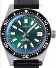 Sharkey Green Diver 62 Mas Watch Nh35a Automatic Mens 300m Waterproof Sapphire