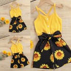 Toddler Kids Baby Girl Tops T-shirt Short Pants Outfits Clothes Summer Set