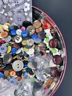 Lot Of 2 11 Pounds Of  Buttons Including  Mrs  Steven   s Chicago Tin Vintage