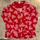 2025 Disney Parks Christmas Mickey Peppermint Swirl Pajamas Set Adult Sizes Nwt 