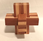 Brain Teaser Wooden Puzzle With Instructions