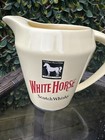 Vintage White Horse Scotch Whisky Ceramic Jug pitcher