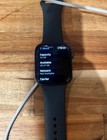 Apple Watch Se 44mm Space Gray Aluminum Case With Black Sport Band - Regular   