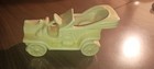Vintage Yellow Ceramic Convertible Old Car Planter 1950 s