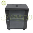 12u Wall Mount It Data Network Server Rack Cabinet Enclosure 15 5  Depth Black