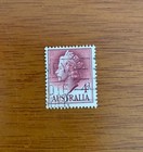 Australia Queen Stamp Lot     Classic 4d Scott 318     Vintage Elizabeth Collection