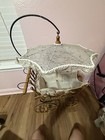 Antique Late 1800 s Early 1900 s Baby Carriage Doll Stroller Wicker Rare