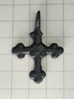 Ancient 11th C Medieval Bronze Cross Pendant Orthodox Miniature