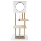 Multi Level Cat Tree Tower W  2 Scratching Pads Dual Door Condo Anti Tip Kit For