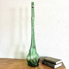 Vtintage Mcm 32    Italian Chianti  Wine Bottle Decanter Snail Shaped Celine Glass