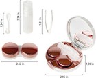 Rose Gold Contact Lens Case  Travel Case Cute Holder Kit With    