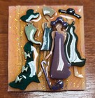 Vintage 90 s Woman Pins By Lucinda Four Women Vintage Dresses Pin   Brooch