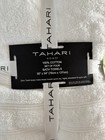 New Tahari Home Cotton Towel Set White Bath Set   4 Pc Set   Last One
