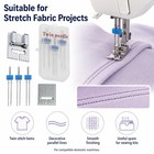 1 Set Twin Stretch Sewing Machine Needles For Brother  Singer And Domestic   